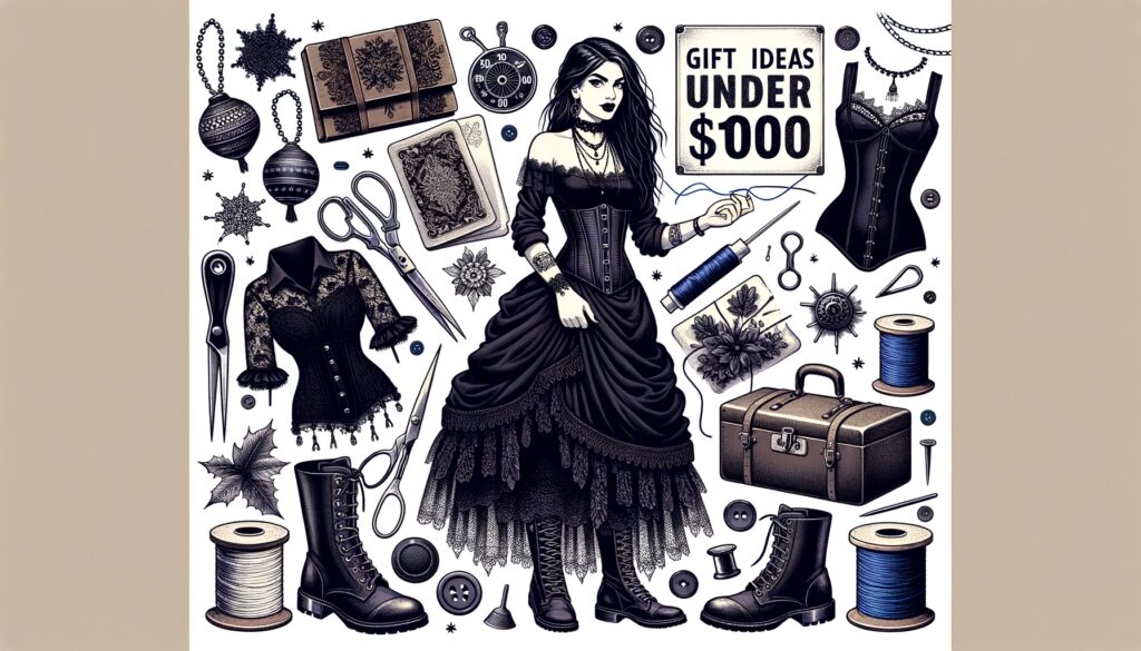 10 Gift ideas under $100 for a 33 year old Woman who likes Sewing, gothic clothing