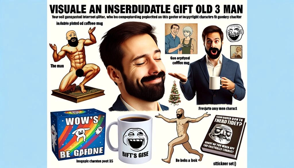 10 Gift ideas under $100 for a 35 year old man who likes Memes and jokes