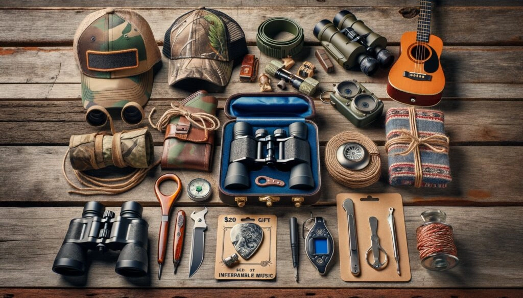 10 Gift ideas under $20 for a 35 year old man who likes Hunting & music