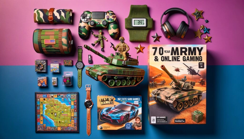 10 Gift ideas under $40 for a 7 year old boy who likes the Army, online gaming