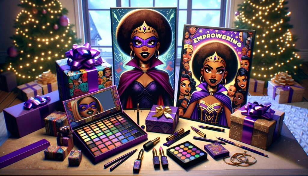 20 Gift ideas under $100 for a 9 year old Girl who likes villains, black girl pride, makeup