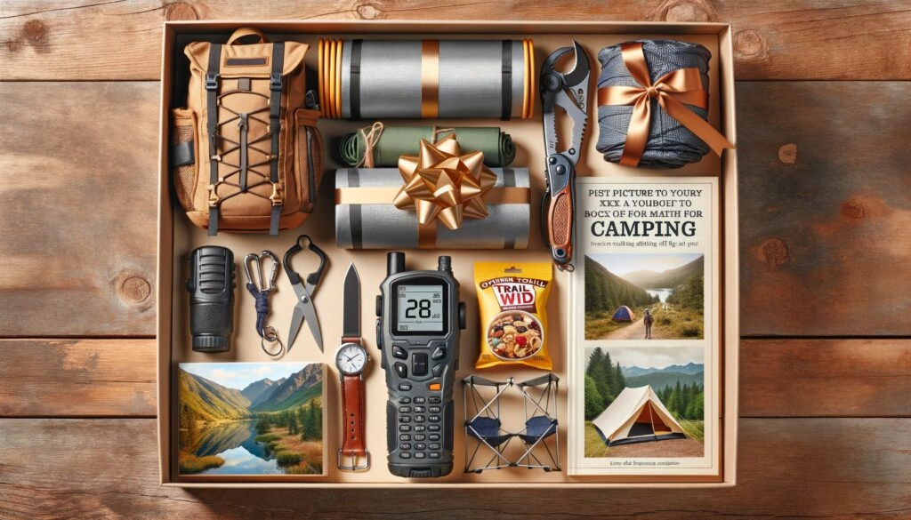 $50 gift ideas for a 28 year old woman who is my wife, and who likes Camping