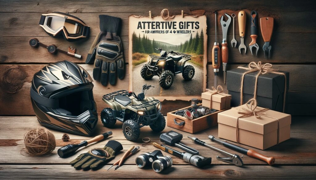 Gift ideas for people who like <em>4 wheelers</em>