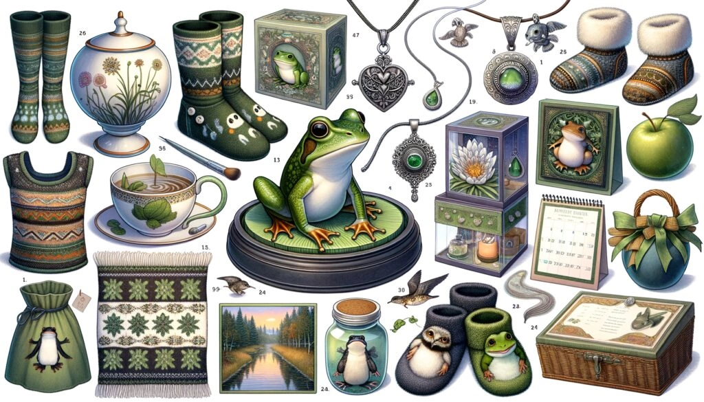 10 Gift ideas under $100 for a 79 year old Woman who likes Frogs