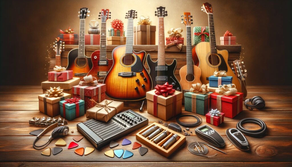 Gift ideas for people who like <em>Guitars</em>