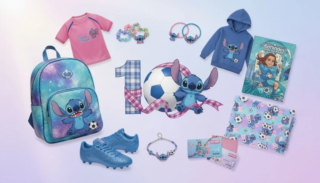 10 Idées cadeaux à moins de 100.00 € pour une Fille de 10 ans, qui aime Le soccer, la mode, stitch