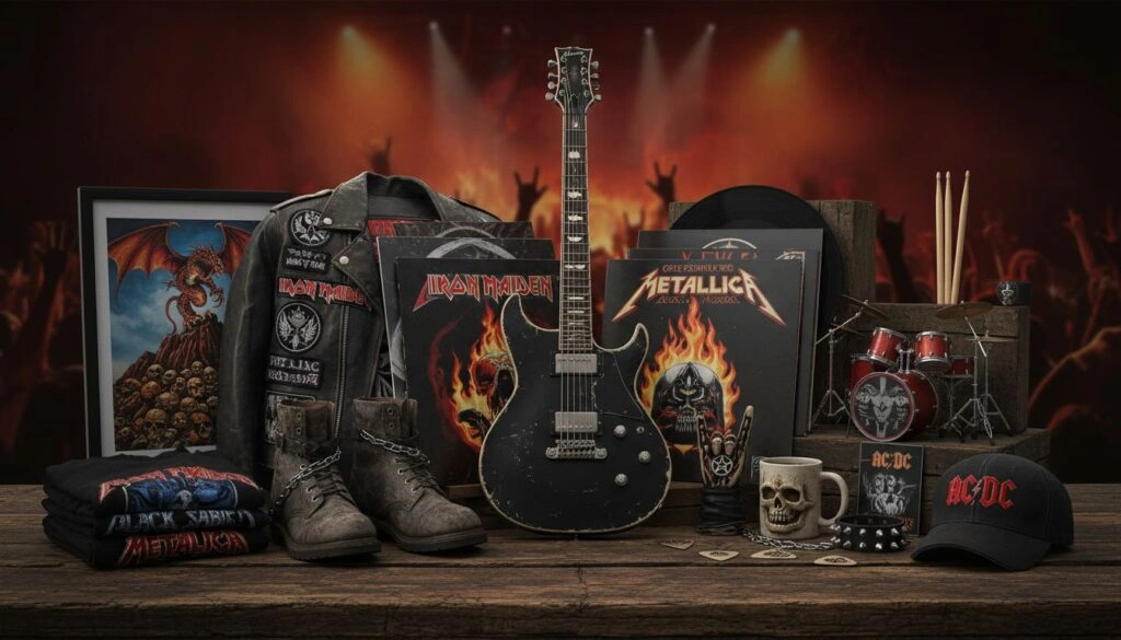 Gift ideas for people who like <em>Metal music</em>