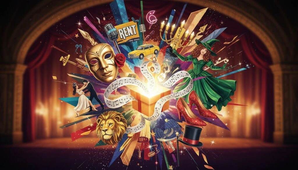 Gift ideas for people who like <em>Musicals</em>