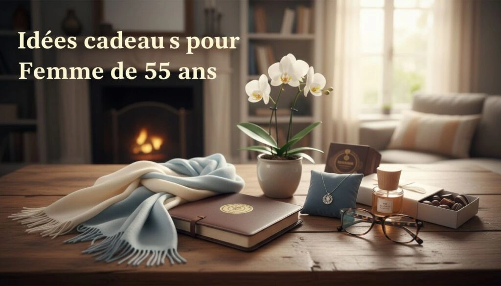 Idées cadeaux pour <em>Femme de 55 ans</em>